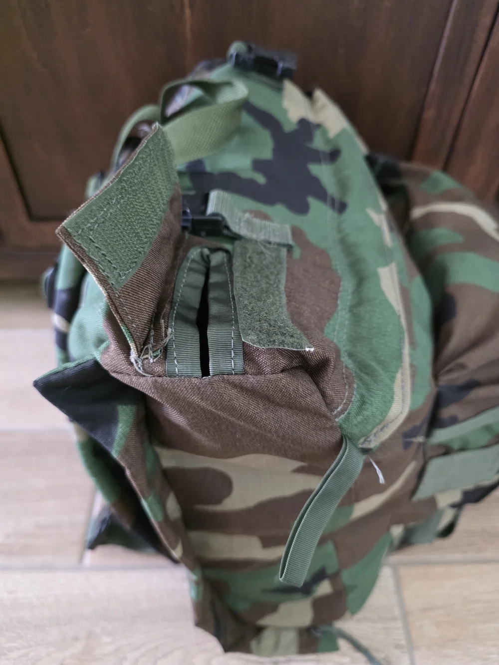 Military-Style Camouflage Rucksack Pack - Green Combat Patrol Pack